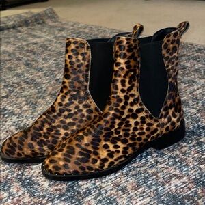 Rebecca Minkoff Leopard Print Ankle Boots